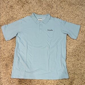 Columbia Men's Sky Blue Polo Shirt